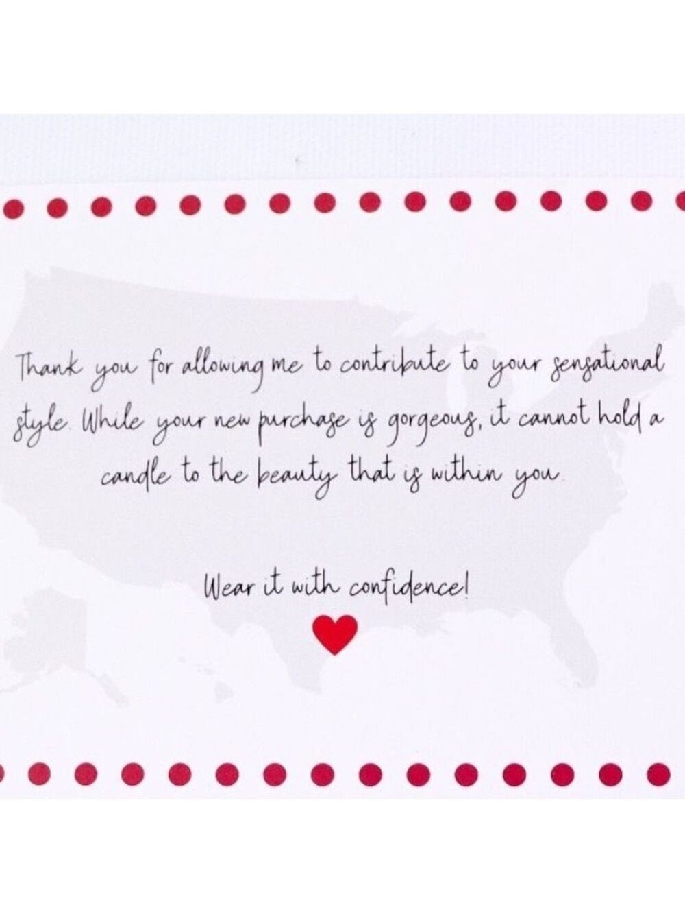 25 4X6 Confidence Thank You Cards PRICE IS FIRM - Picture 5 of 5